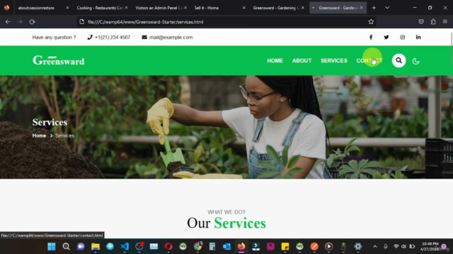 HTML and CSS for beginners, Build a beautiful agency website – Screenshot 4