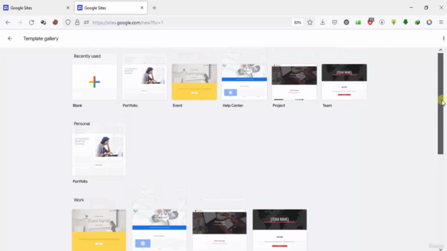 Create your own Google Website - Screenshot_01