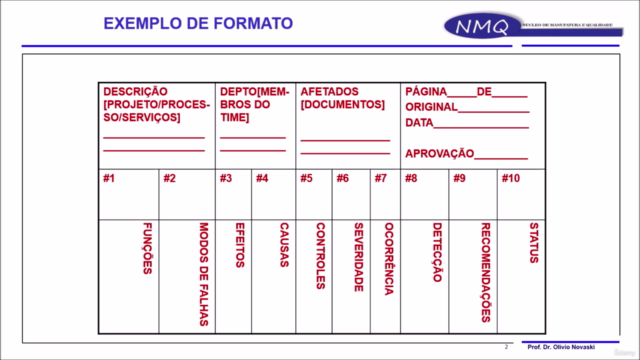 FMEA - Análise dos Modos e Efeitos das Falhas – Screenshot 1