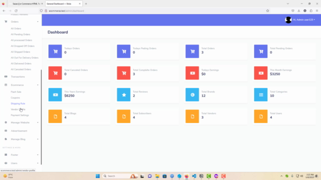 Laravel - Build Multi Vendor Ecommerce Website (2024) – Screenshot 4