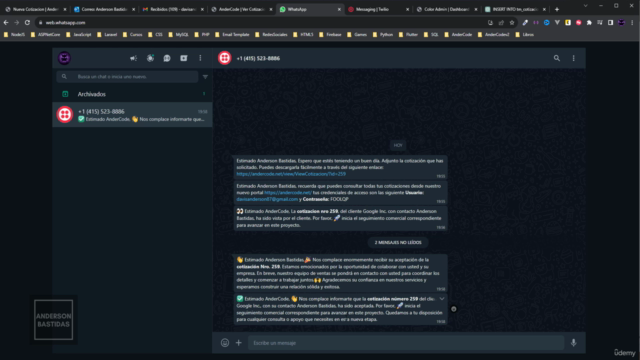 Crea tu propio Cotizador Online con PHP, MySQL, JS y ChatGPT – Screenshot 3
