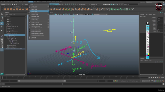 Character Rigging Crash Course In Autodesk Maya – Screenshot 1