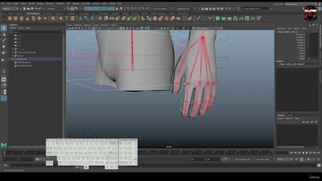 Character Rigging Crash Course In Autodesk Maya – Screenshot 2