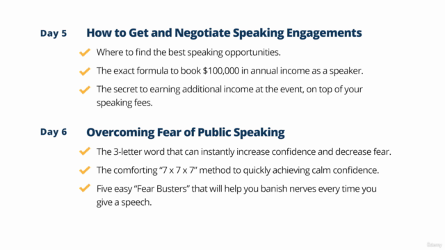 6-Figure Speaker: The Professional Speaker Blueprint – Screenshot 1