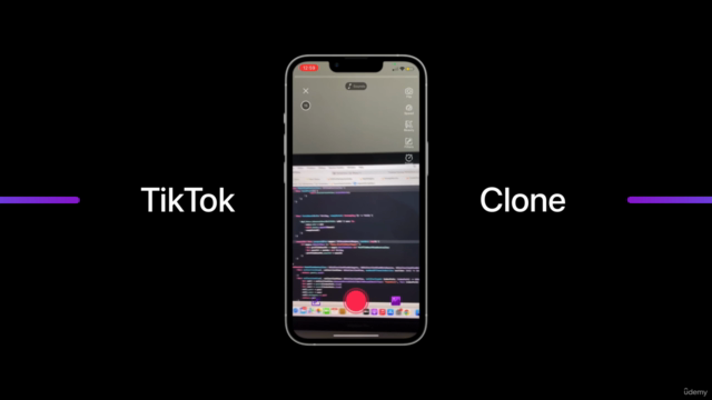 iOS 16 & Swift 5: TikTok Clone Uygulaması Geliştirin - Screenshot_01