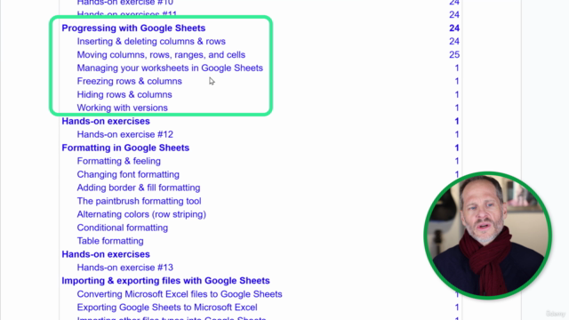 Learn Google Sheets - Beginner To Expert in 6 Hours – Screenshot 3