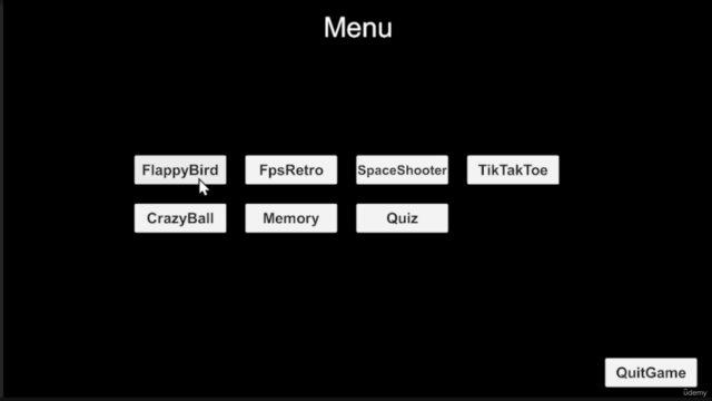 Crea 7 mini giochi con Unity[fps,spaceshooter,ballpuzzle...] – Screenshot 4