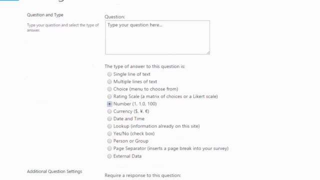 SharePoint 2013: Survey Creation for SharePoint Admins – Screenshot 1