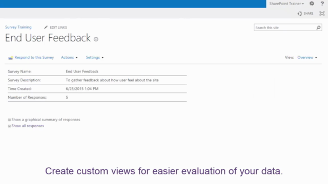 SharePoint 2013: Survey Creation for SharePoint Admins – Screenshot 3