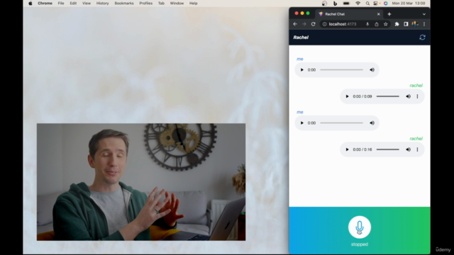 ChatGPT AI Voice Chatbot Build with React and FAST API Combo – Screenshot 2