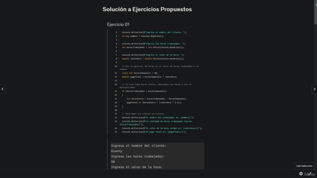 C# Básico: Aprende los fundamentos de programación con C# – Screenshot 3