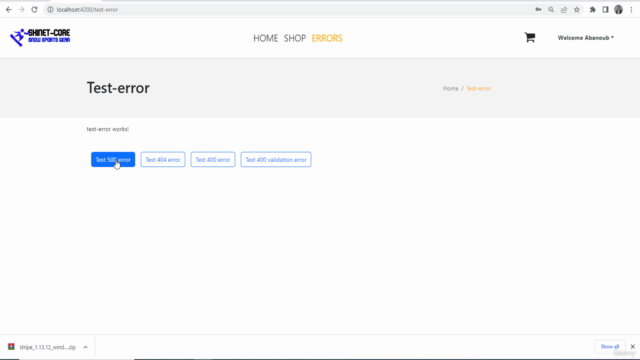 Learn to build e-commerce using Angular and .NET core Arabic - Screenshot_03