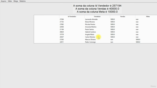 Python e Pandas - Tratamento de Dados com Interface Gráfica – Screenshot 2