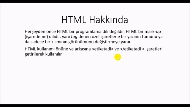 Bir Saatte Html Öğren – Screenshot 2