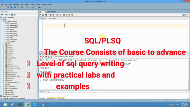 SQL/PLSQL Advance Certification – Screenshot 3