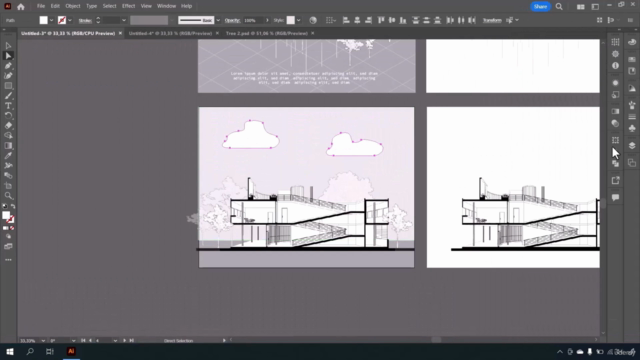 Architectural Representation with Adobe Illustrator Beginner – Screenshot 4