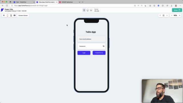 Crie um Aplicativo no FlutterFlow – Screenshot 3