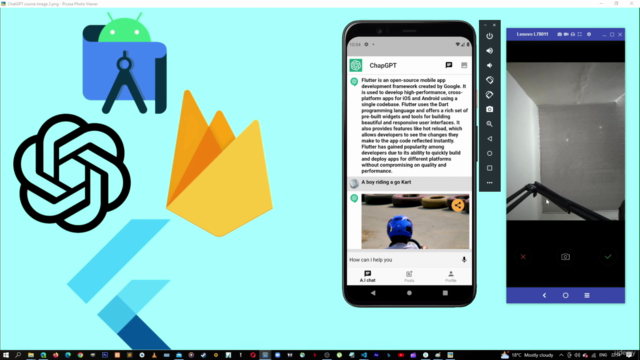 Flutter, Firebase and ChatGPT: Dall-E Image Sharing App – Screenshot 1
