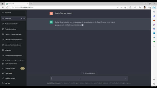 ChatGPT: Conheça o Básico. Cadastro e primeiros comandos – Screenshot 1