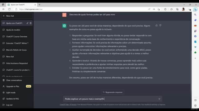 ChatGPT: Conheça o Básico. Cadastro e primeiros comandos – Screenshot 4
