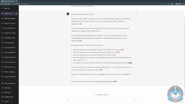Unleash Your Creativity with ChatGPT-4 – Screenshot 2