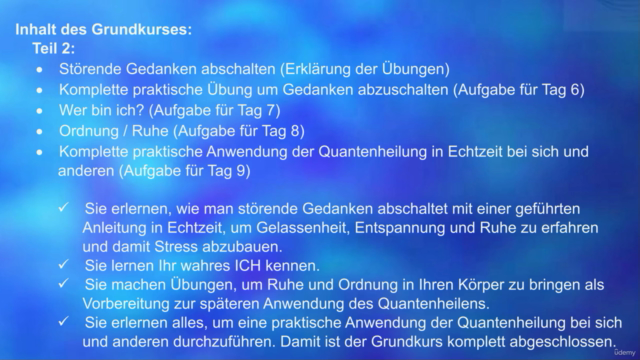 Quantenströmen Aufbaukurs - Heilströmen Teil 2 – Screenshot 2