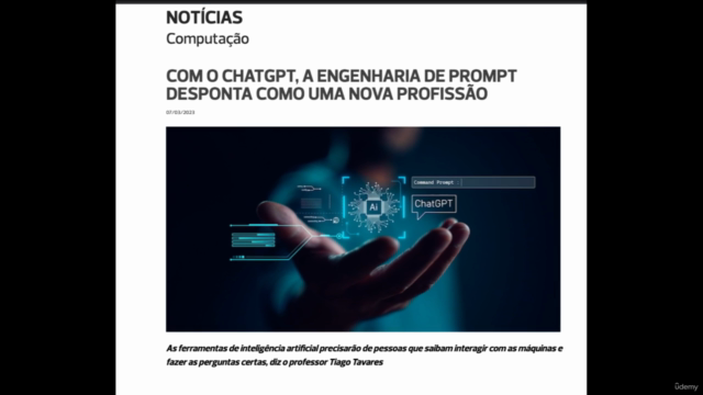 Inteligência artificial: Engenharia de Prompt + E-Book Dicas – Screenshot 1