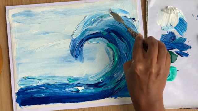 Painting Impasto Waves Landscape - In 3 Easy Steps - Screenshot_02
