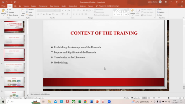 Academic Thesis Proposal Course – Screenshot 4