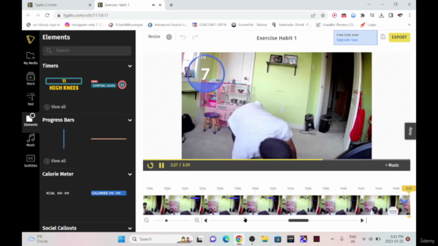 Success Series 2: Creating workout videos with visual timers – Screenshot 2