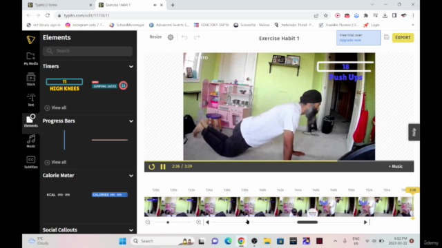 Success Series 2: Creating workout videos with visual timers – Screenshot 3