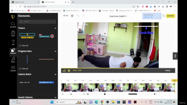 Success Series 2: Creating workout videos with visual timers – Screenshot 4
