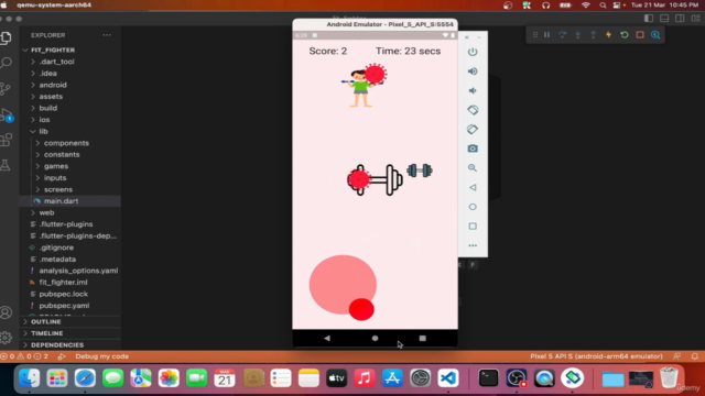 Building Your First 2D Game with Flutter and Flame - Screenshot_04