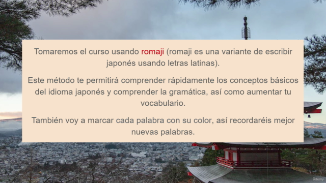 Curso de Gramatica del idioma Japones – Screenshot 2
