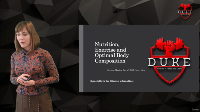 Nutrition, exercise and optimal body composition – Screenshot 1