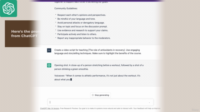 How to Create Online Course with ChatGPT Prompt Templates – Screenshot 4