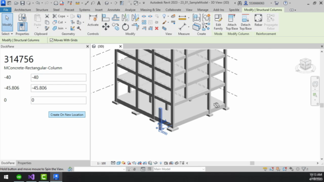 Revit API Docking Panel Selections with WPF and Revit – Screenshot 2