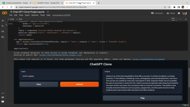 Building ChatGPT Clone & Text to Image Generator – Screenshot 1