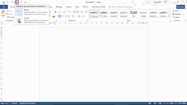 Làm chủ Word 2016 từ cơ bản đến nâng cao – Screenshot 1
