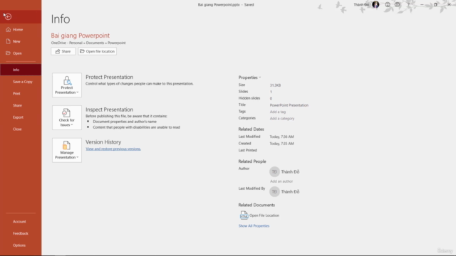 Thiết kế trình chiếu chuyên nghiệp với Powerpoint 365 – Screenshot 3