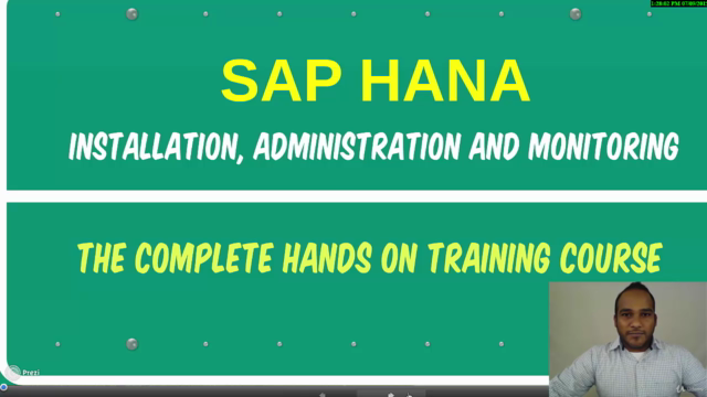 SAP HANA Installation, Operation and Administration – Screenshot 1