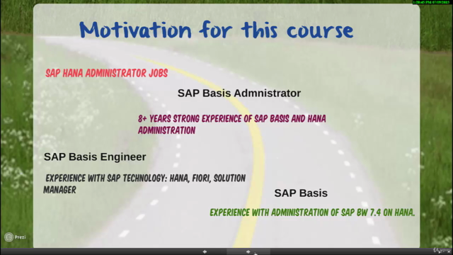 SAP HANA Installation, Operation and Administration – Screenshot 2