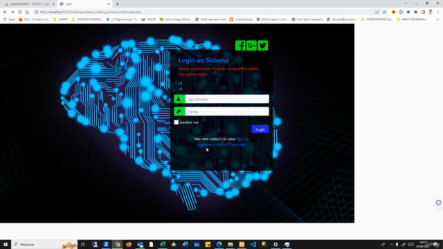 PHP Login+senha criptografada,controle acess BONUS PHPMAILER – Screenshot 1