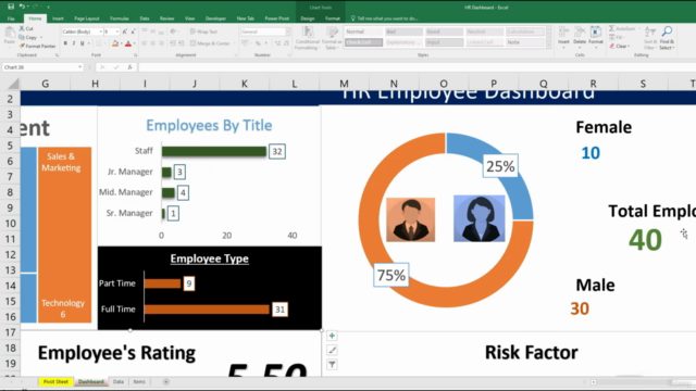 HR Analytics Dashboard using Excel - People Analytics Basics – Screenshot 2