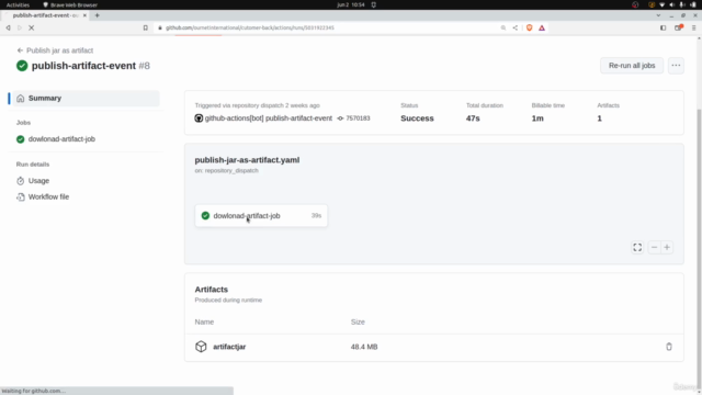 Git GitHub Actions, Buenas Prácticas de Integración Continua – Screenshot 2