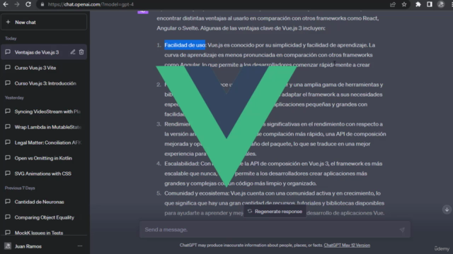 Aprende Vue 3, Vite, VueRouter, Vuetify, Pinia y TypeScript – Screenshot 1