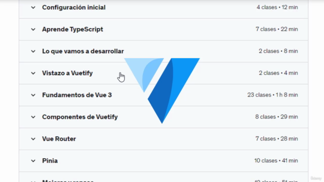 Aprende Vue 3, Vite, VueRouter, Vuetify, Pinia y TypeScript – Screenshot 4