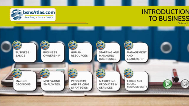 Intro to Business • The Basics – Screenshot 1