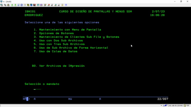 Curso de RPGLE FULL FREE Avanzado desde Cero – Screenshot 1