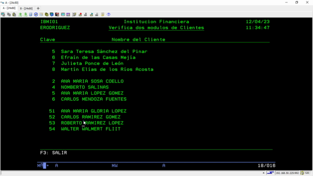 Diseño de Pantallas SDA AS/400 – Screenshot 3
